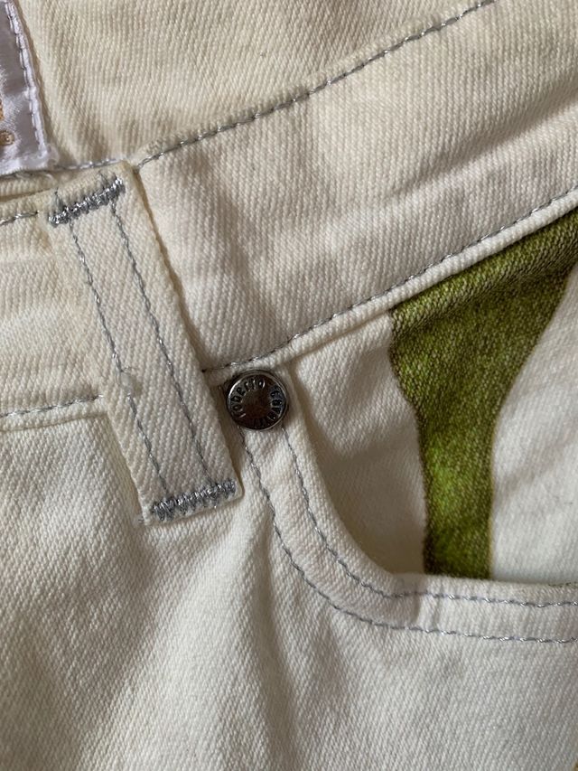 Jeans Roberto Cavalli vintage a fiori.