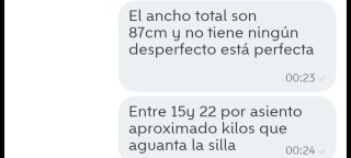 Silla gemelar impecable