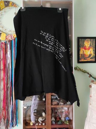 Falda Desigual negra