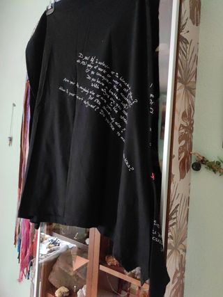 Falda Desigual negra