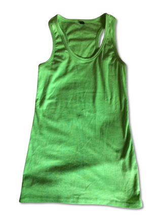 Camiseta tirantes nadador verde fosforito