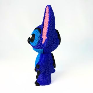 Figura Stitch estilo crochet pequeño impresión 3D