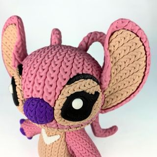 Figura de Angel (Stitch) estilo crochet pequeño