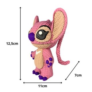 Figura de Angel (Stitch) estilo crochet pequeño