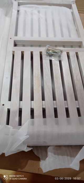 Mueble baño en madera blanco nuevo