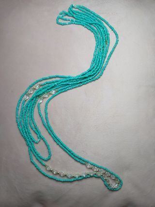Collar turquesa - Bisutería