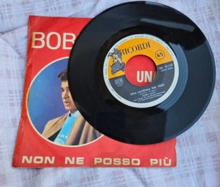 Vinile 45 giri Bobby Solo - Una lacrima sul viso