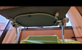 Minicuna Jane Baby side - colecho gris