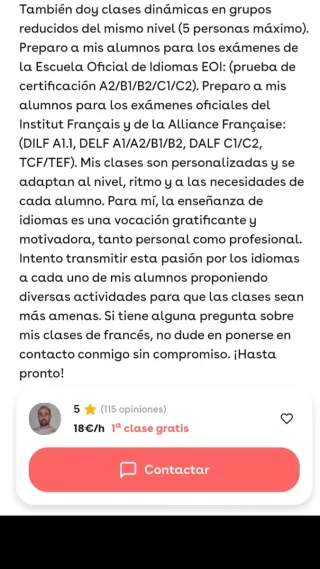 Clases francés online con profesor nativo