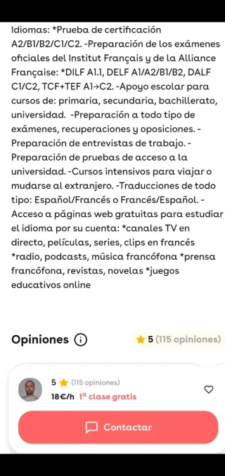Clases francés online con profesor nativo