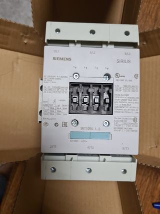 2 Contactores Siemens Sirius 3RT1054-1AP36