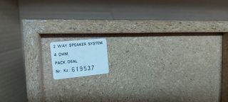 Altavoces 2 vías - Minicadena