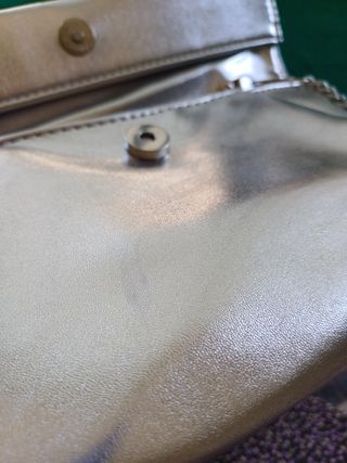 Mini borsa a tracolla argento