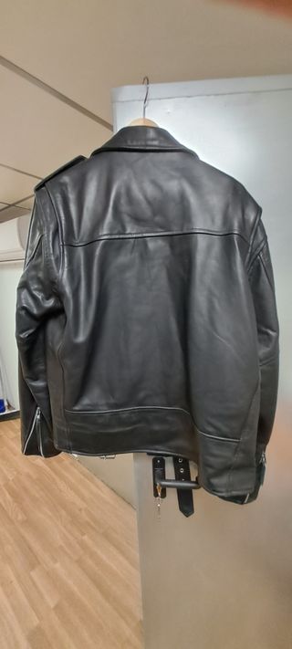 Cazadora cuero moto Racing Boutique XXL