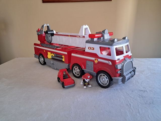 Paw Patrol Fire Truck Camion Dei Pompieri Marshall Pompieri