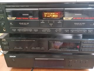 Equipo música JVC +denon y lg