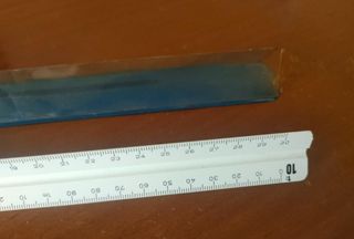 ESCALIMETRO RUMOLD 170-DIN DE PERFIL TRIANGULAR.