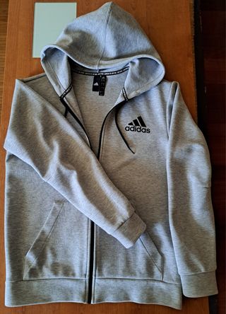 Chaqueta Adidas M Gris - Nueva