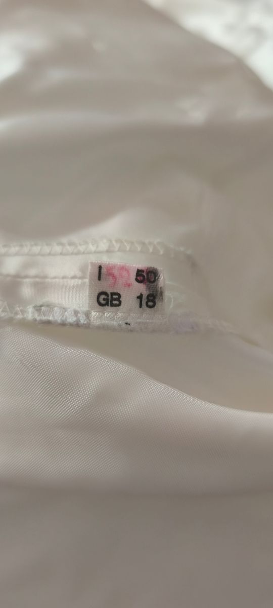 Abito da sposa bianco anni '80