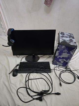 PC Gamer RGB + Teclado + Raton + Uriculares .