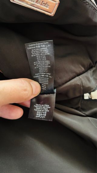 Bolso Bimba y Lola piel-pelo