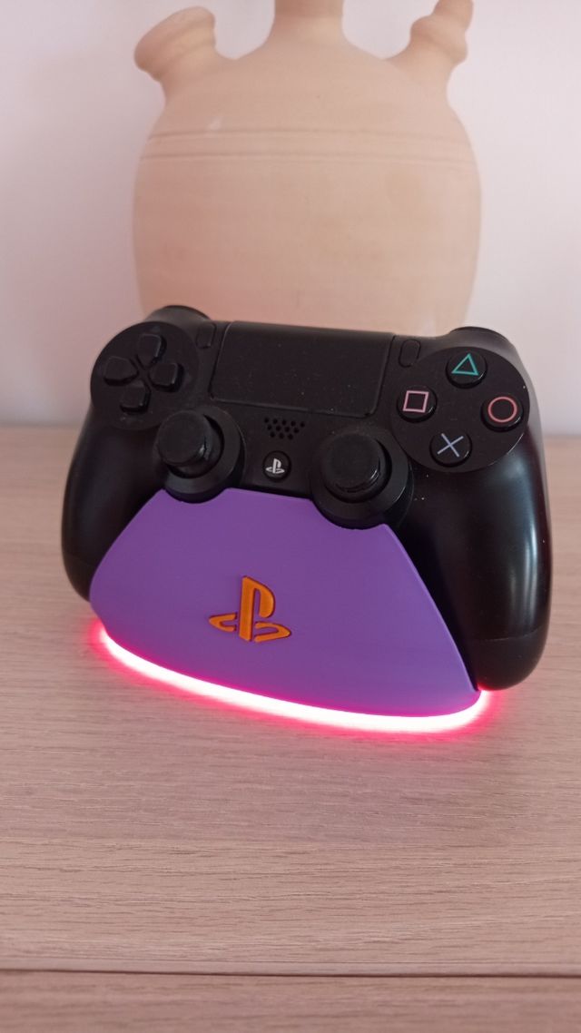 Soporte para mando PS4 con led, personalizable