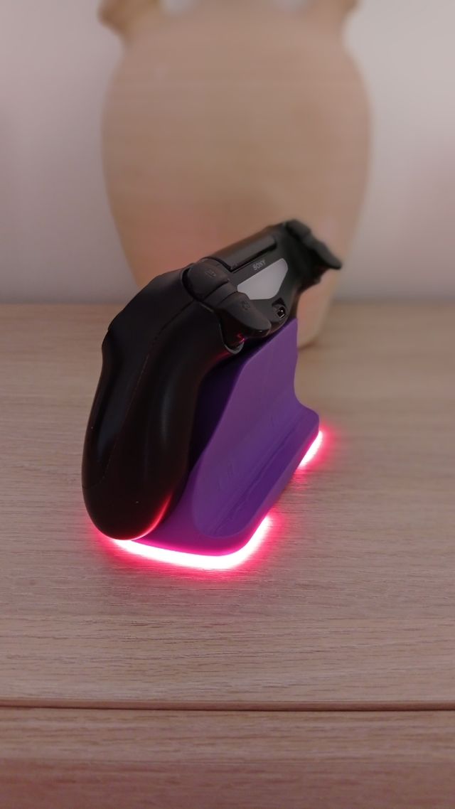 Soporte para mando PS4 con led, personalizable