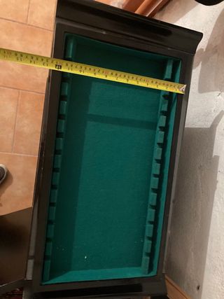 Cubertero chino lacado rojo