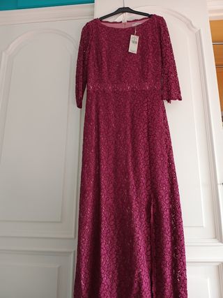 Vestido fiesta rosa