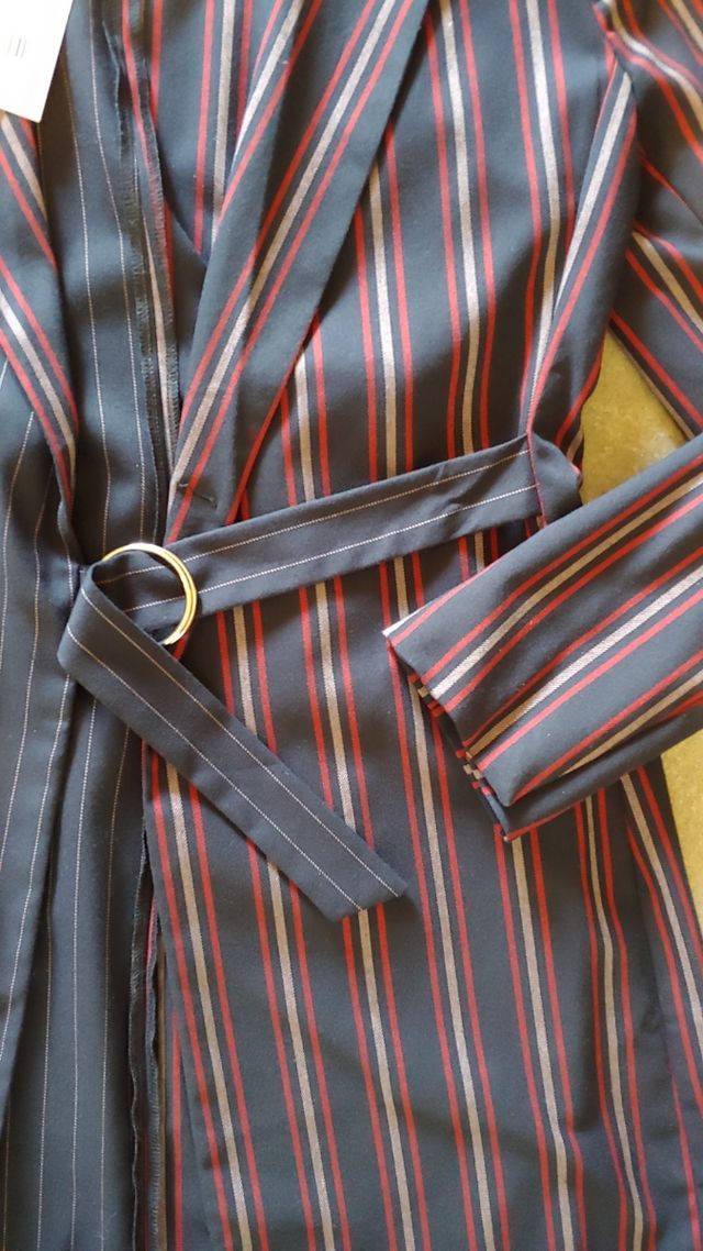 Giacca lunga OVS a righe, Tg 44