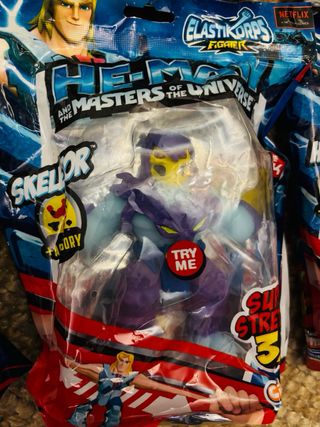 Set completo 6 Figuras He-Man elásticas nuevas