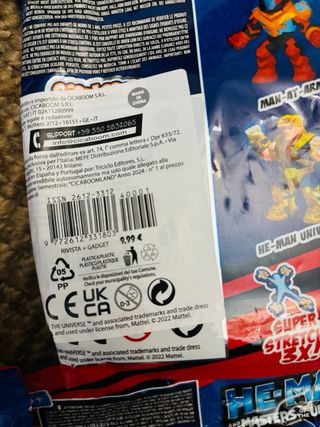 Set completo 6 Figuras He-Man elásticas nuevas