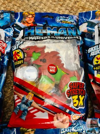 Set completo 6 Figuras He-Man elásticas nuevas