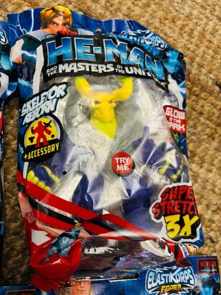 Set completo 6 Figuras He-Man elásticas nuevas