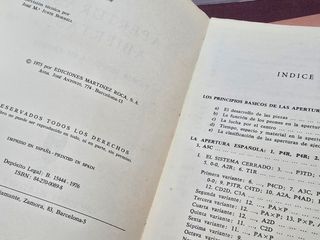 2 libros ajedrez Colección Escaques