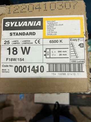  Tubos Fluorescentes Sylvania 