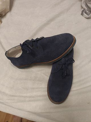 Zapatos comunión niño azul