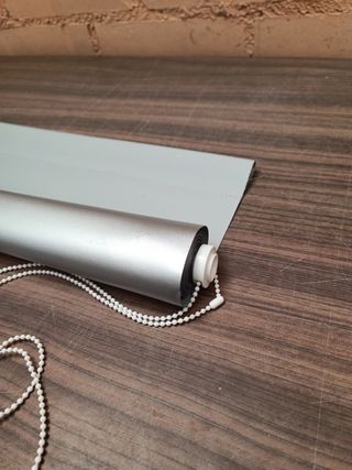 Estor enrollable gris 75x210 cm