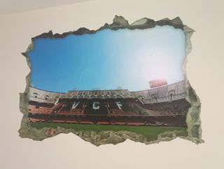 Vinilo decorativo pared estadio Mestalla VALENCIA