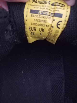 Zapatos de trabajo Paredes ESD