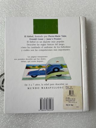 Libro El fútbol Mundo Maravilloso