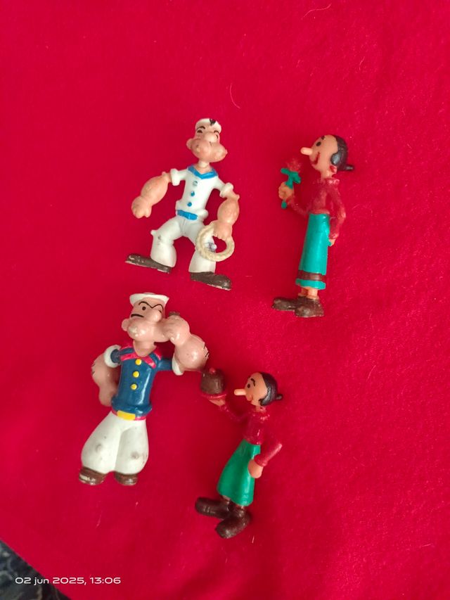4 Figuras PVC Popeye Olivia