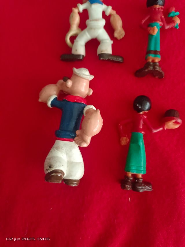 4 Figuras PVC Popeye Olivia