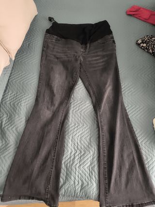 Jeans premamá campana negros