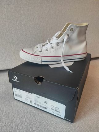Converse Chuck Taylor All Star blancas 39