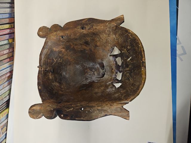 Máscara Mahakala madera tallada