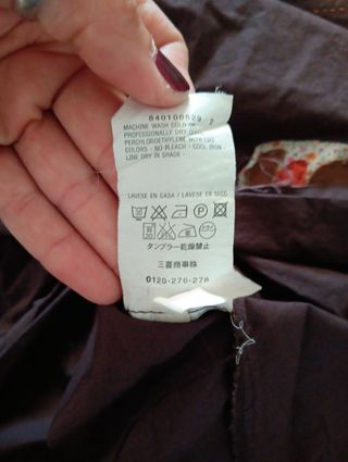 Completo gonna e top marrone