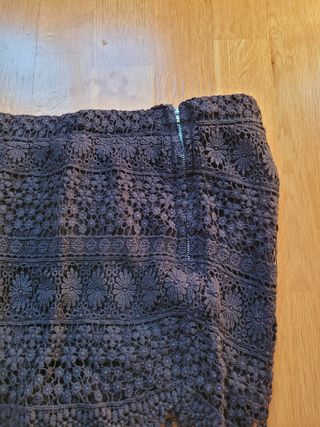 Shorts negros Stradivarius - encaje