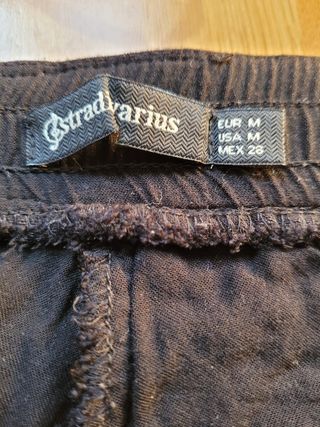 Shorts negros Stradivarius - encaje