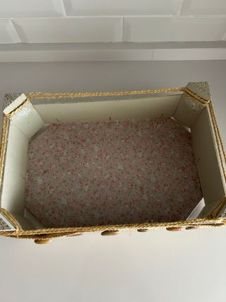 Caja Decorativa Beige y Marrón